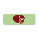 Search for red panda return address labels Funny