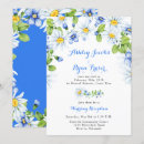 Search for blue daisy wedding invitations Flower