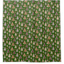 Search for christmas tree shower curtains Red and green