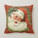 Search for santa claus face pillows Retro