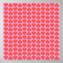 Search for red heart pattern posters Simple