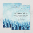 Search for woodland rehearsal dinner invitations String lights