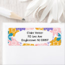 Search for pink purple return address labels Orange