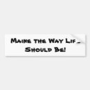 Search for maine bumper stickers Black