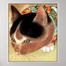 Recherche de vintage cat posters Chat