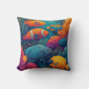 Search for coral color pillows Tropical