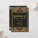Search for multicolor wedding invitations Unique