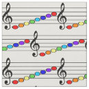 Recherche de notes musique tissus Jaune
