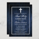 Search for rustic first communion invitations Cross