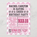 Recherche de cheerleader invitations Pom pom girl