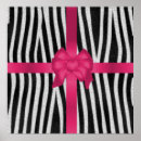 Recherche de peau de zèbre posters Blanc