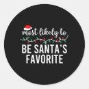 Search for pyjamas stickers Santa