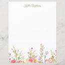 Search for flower border stationery paper Feminine