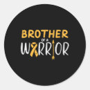 Search for cancer ribbon stickers Warrior