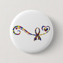 Search for autism buttons Saying