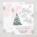 Search for christmas tree baby shower invitations Pink