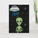 Recherche de extraterrestre vœux cartes Ufo