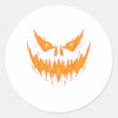 Search for scary pumpkin face stickers Spooky