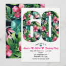Search for beach 60th birthday invitations Sixtieth