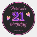 Search for 20 years stickers Typography