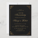 Recherche de 50th anniversary party invitations Noir
