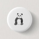 Search for black white panda buttons Cute