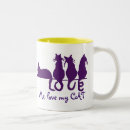 Search for my cat loves me mugs Kitten
