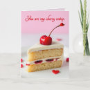 Search for cherry valentines day cards Cake