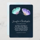 Search for watercolor butterflies wedding invitations Nature