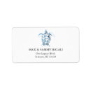 Search for hawaii wedding return address labels Ocean