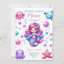 Search for little mermaid party invitations Octopus