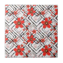 Search for red flower tiles Black