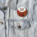 Recherche de anniversaire de basket ball badges Orange