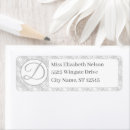 Search for white lace return address labels Formal