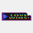 Search for love wins bumper stickers Marriage