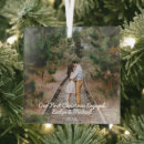 Search for our first photo ornaments Couple