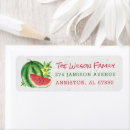 Search for watermelon return address labels Summer