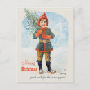 Recherche de noël suède cartes postales Vintage