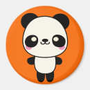Recherche de panda kawaii magnets Rose