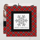 Search for red plaid christmas cards Buffalo check