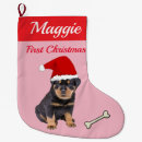 Search for rottweiler christmas stockings Puppy