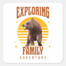 Search for bear family stickers Camping trip