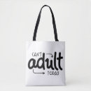 Search for growing up bags Adulting
