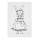 Search for cute bunny drawing posters Vintage