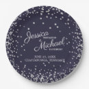 Search for navy wedding plates Calligraphy