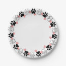 Search for paw print paper plates Dogs