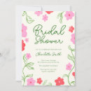 Search for bright bridal shower invitations Cute