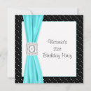 Search for teal and black invitations Classy
