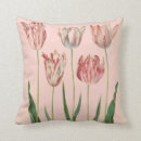 Recherche de tulipe vintage coussins Botanique