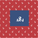 Recherche de ancres blanches autocollants Monogramme